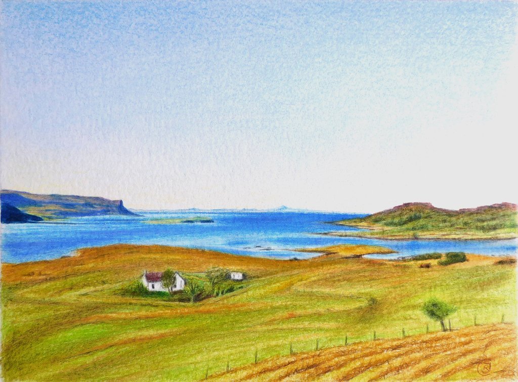 Croft at the End of the Road, original drawing