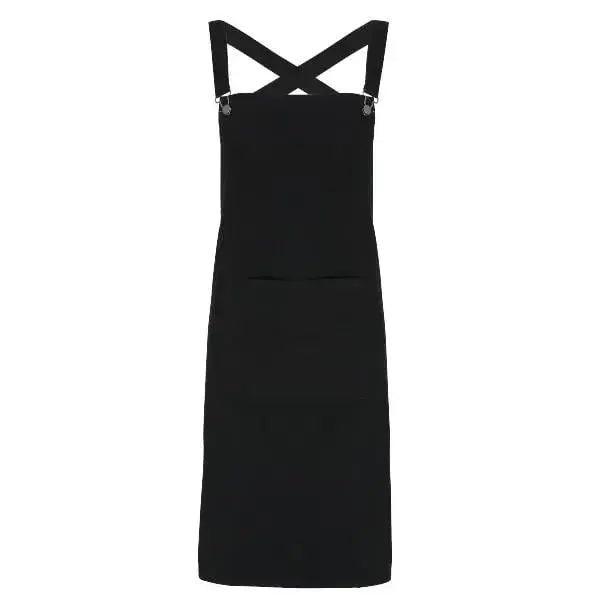 Cross Back Barista Apron Black, Black Denim, Indigo Denim, Grey Denim