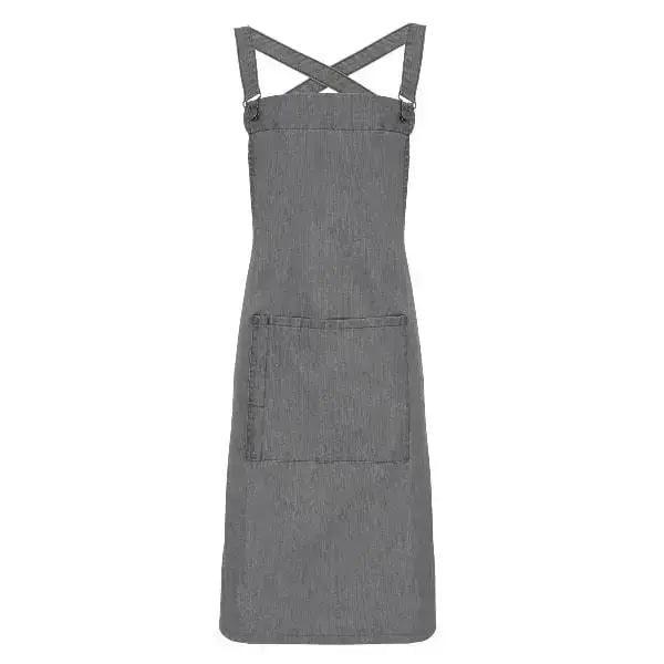 Cross Back Barista Apron Black, Black Denim, Indigo Denim, Grey Denim