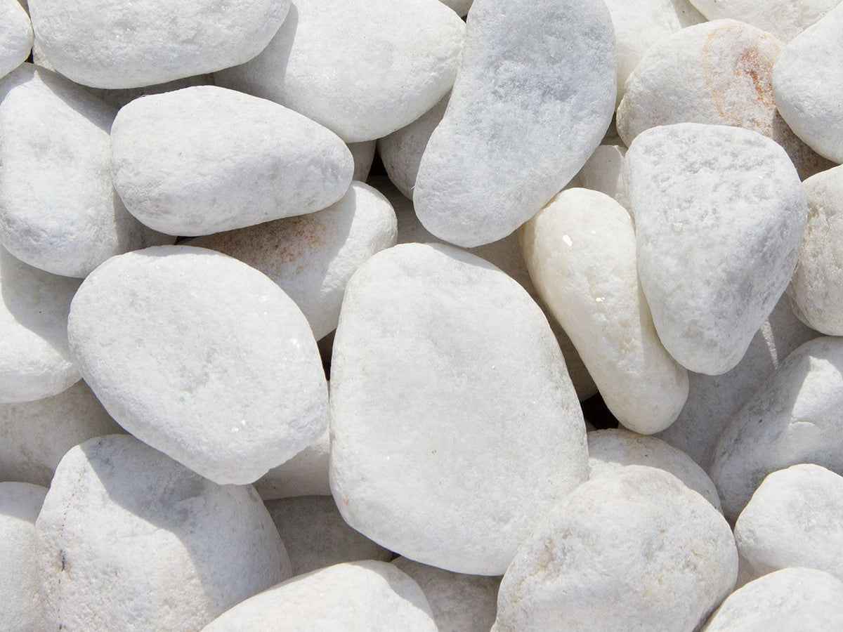 40-90mm Polar White Cobbles