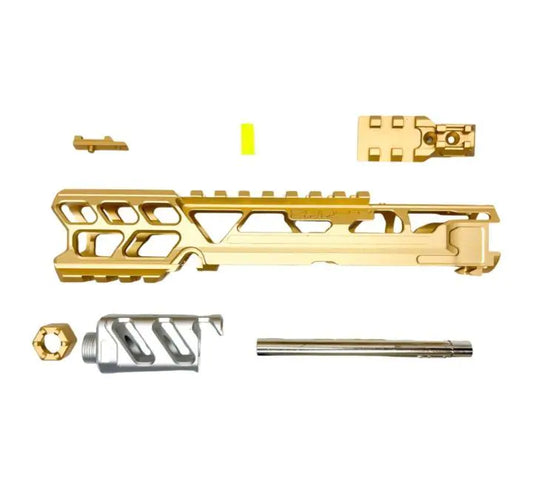 CTM AAP-01 FUKU-2 CNC Upper - Short Skeletonised Gold / Silver