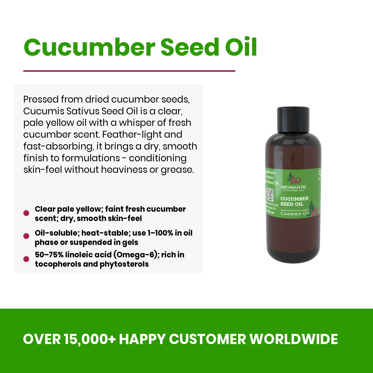 Cucumber Seed Oil