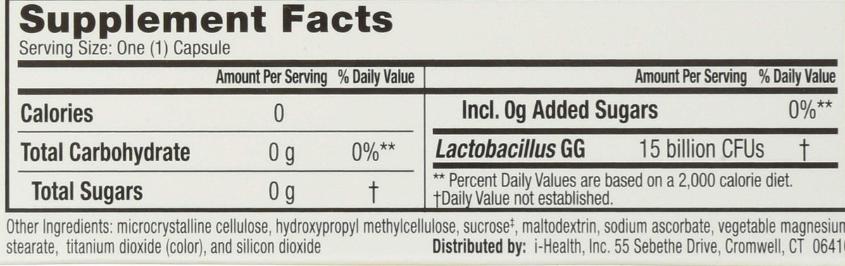 Culturelle Probiotic Vegetarian Capsules – Digestive Health (30 Count)