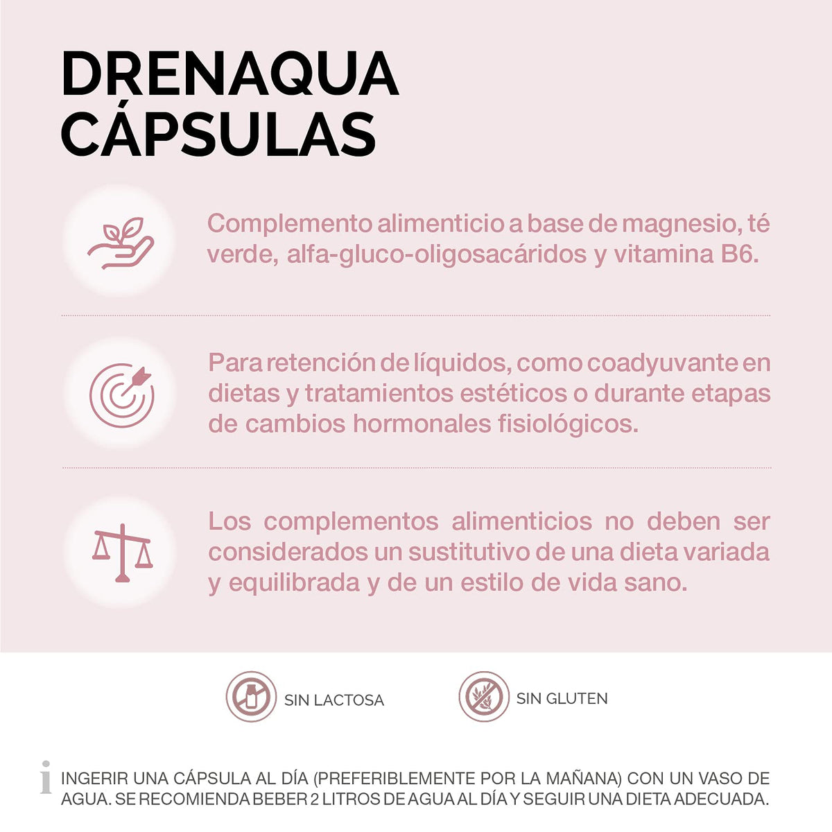 Cumlaude Drenaqua Caspsules With Probiotics And Prebiotics 30 Units by Cumlaude