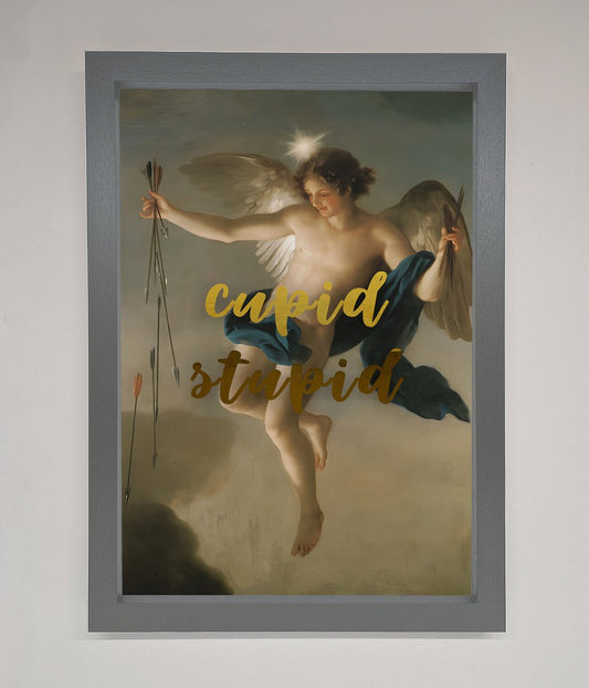 Cupid Stupid Foil Print