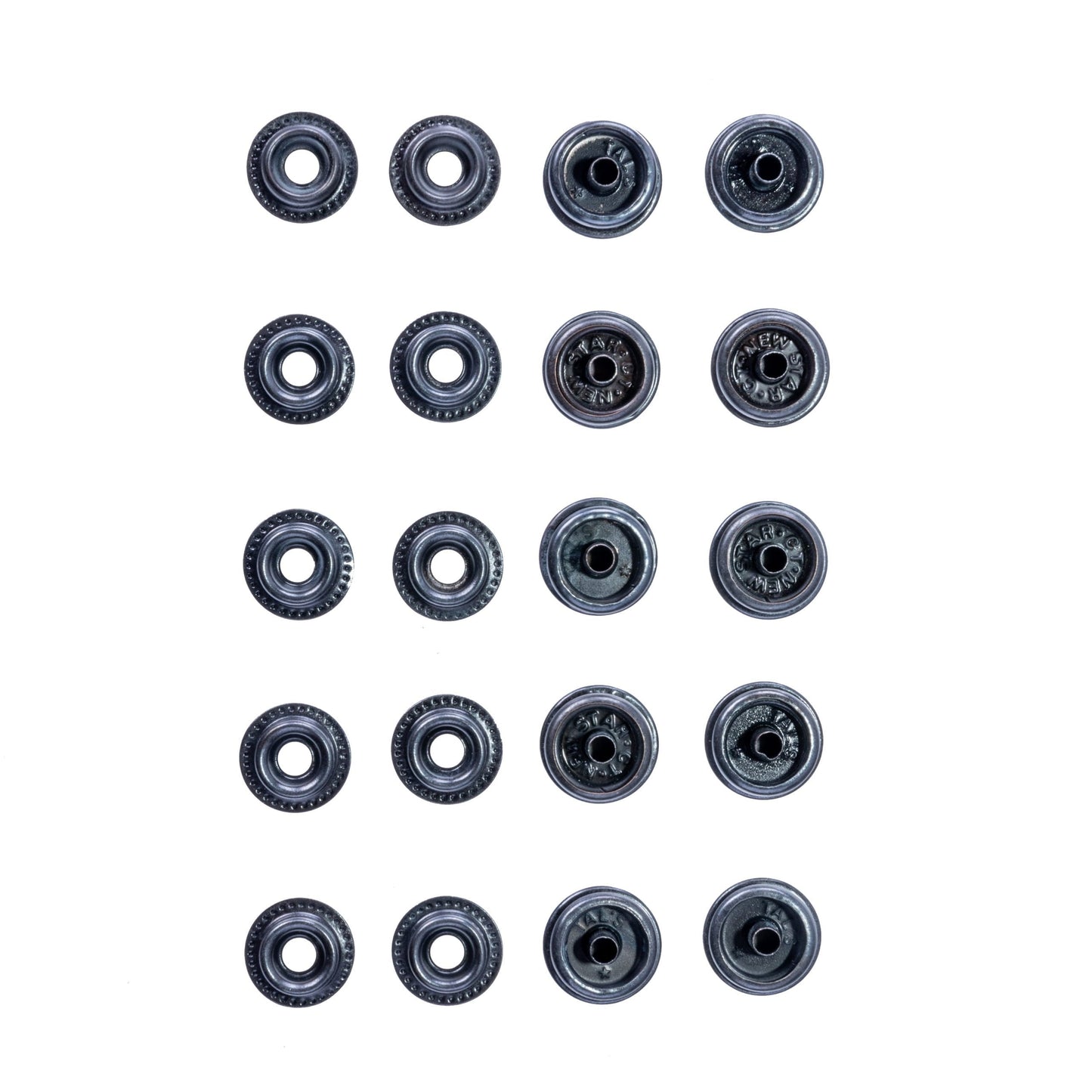 Van-X Metal Curtain Poppers – Set of 10 Durable Snap Fasteners for Van-X Curtain Kits & Campervan Interiors