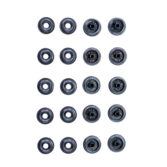 Van-X Metal Curtain Poppers – Set of 10 Durable Snap Fasteners for Van-X Curtain Kits & Campervan Interiors