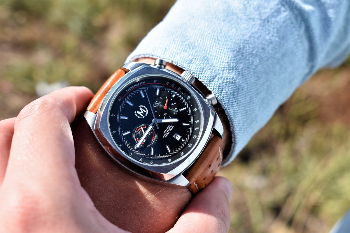 Tan Leather Rally Watch Strap