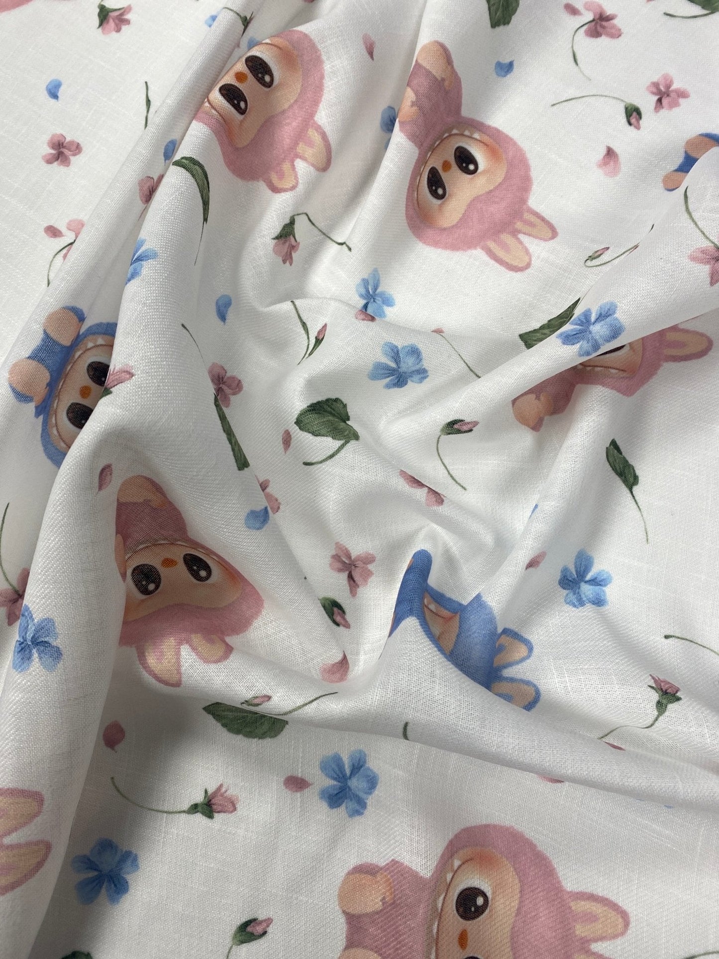 Cute Cartoon Animal Print Fabric Sold by Metre