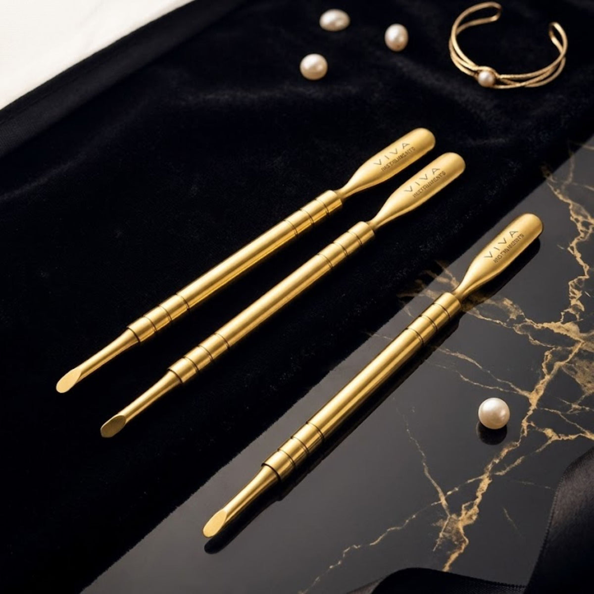 Dual Manicure Pusher - GOLD