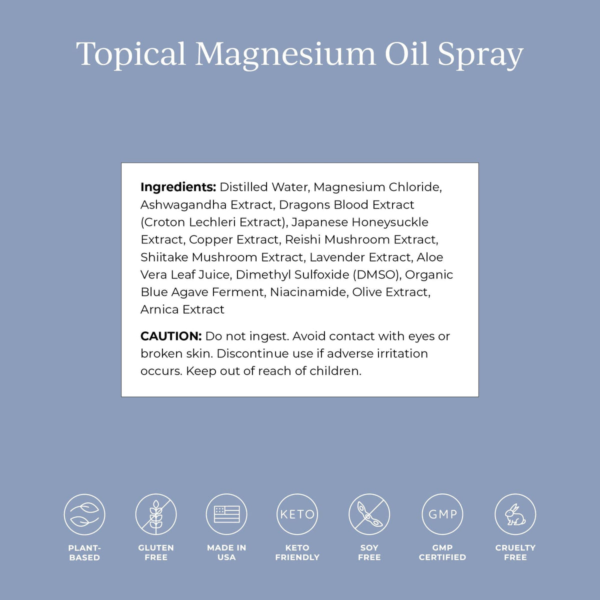 CYMBIOTIKA Topical Magnesium Oil Spray – USA Made for Muscle, Joint & Sleep Support