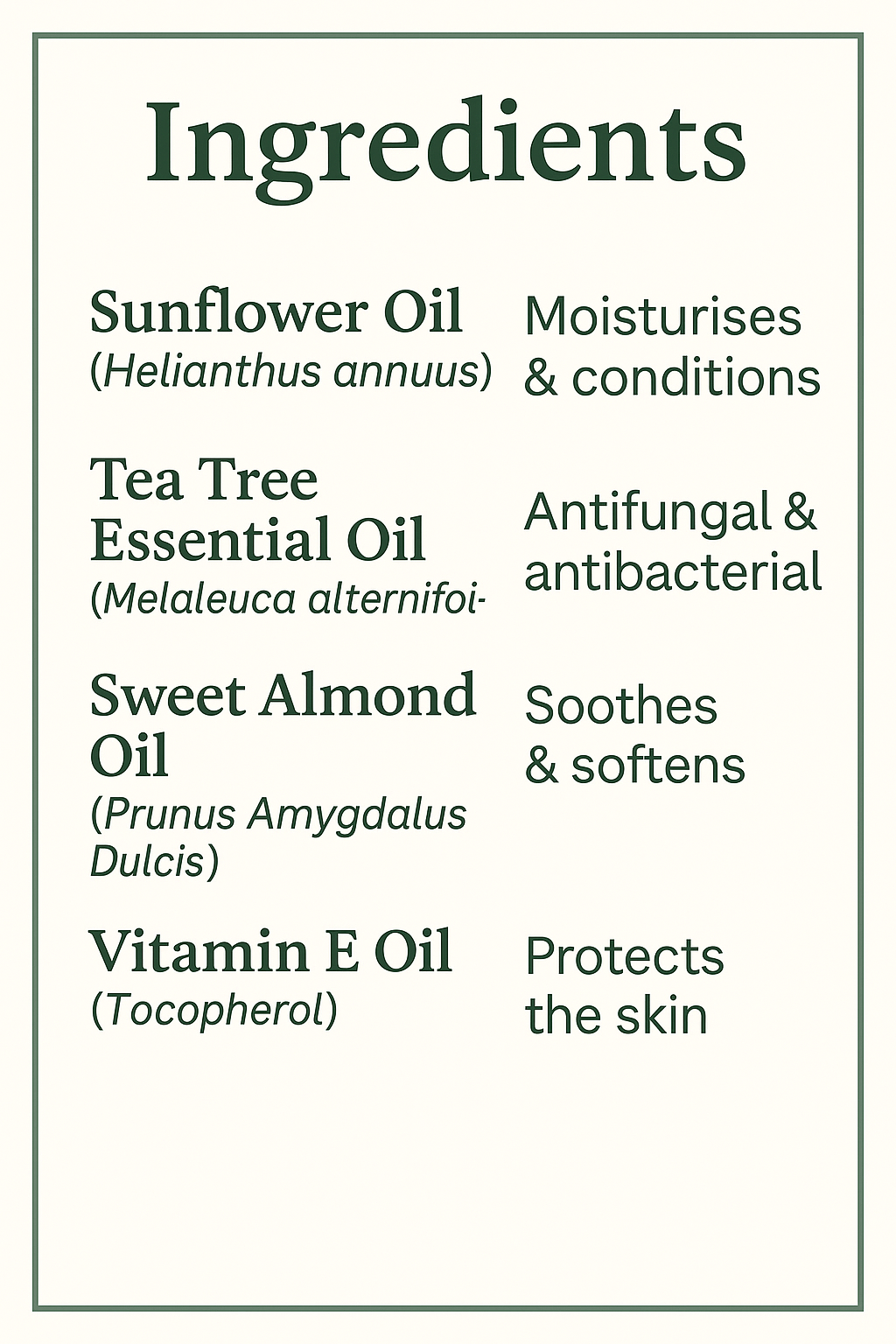 Cystitis Treatment Natural topical Oil Fast Relief for Thrush & UTI 10ml Vegan