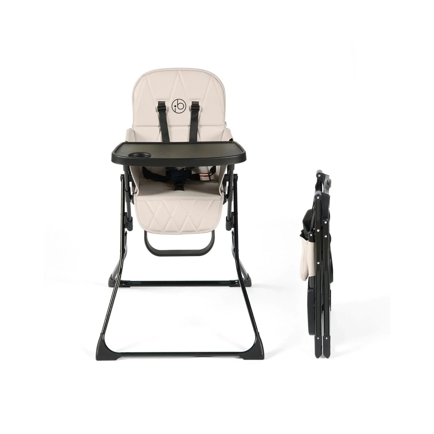 Ickle Bubba Flip Magic Fold Highchair - Pearl Grey