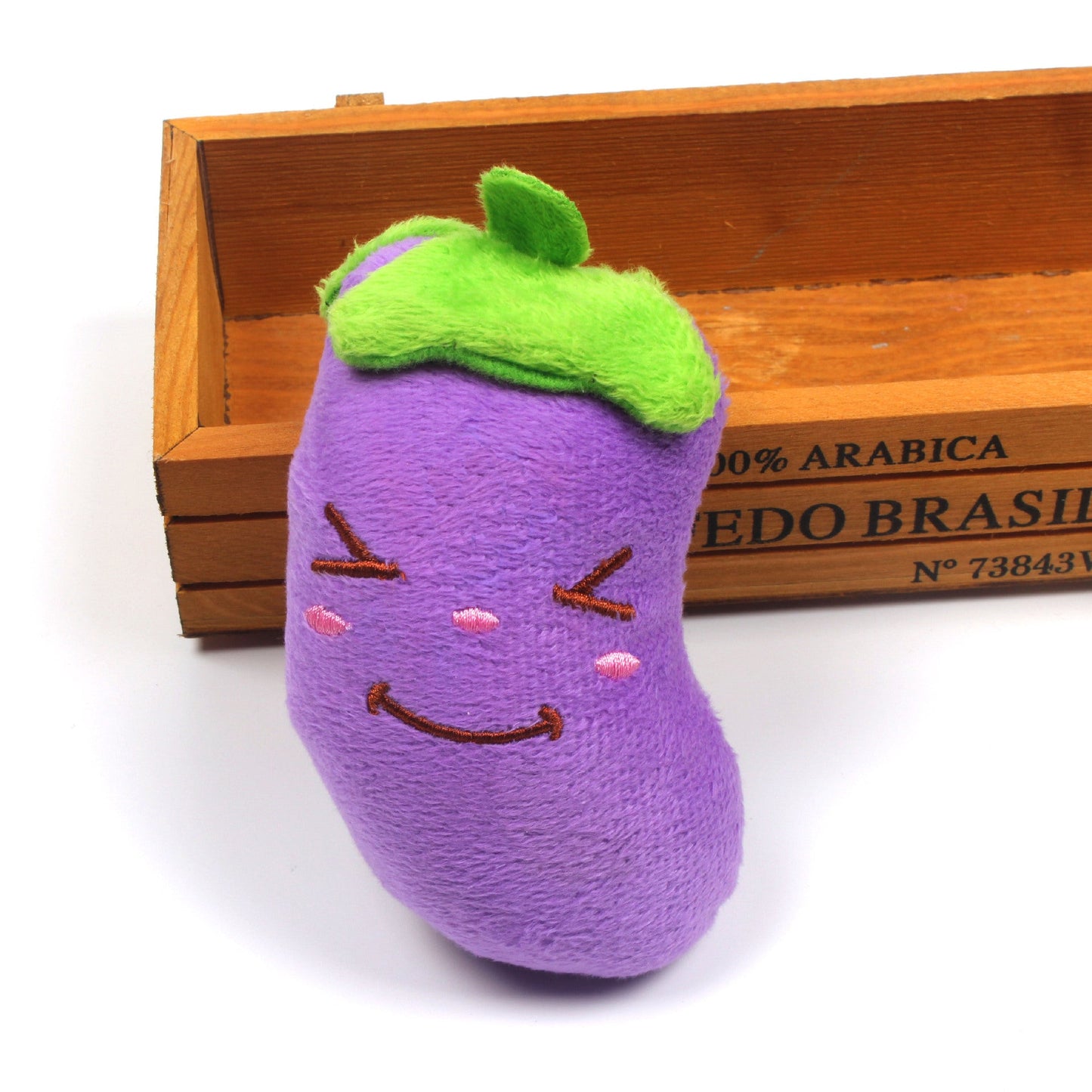 Pet Supplies Plush Toy Simulation Eggplant