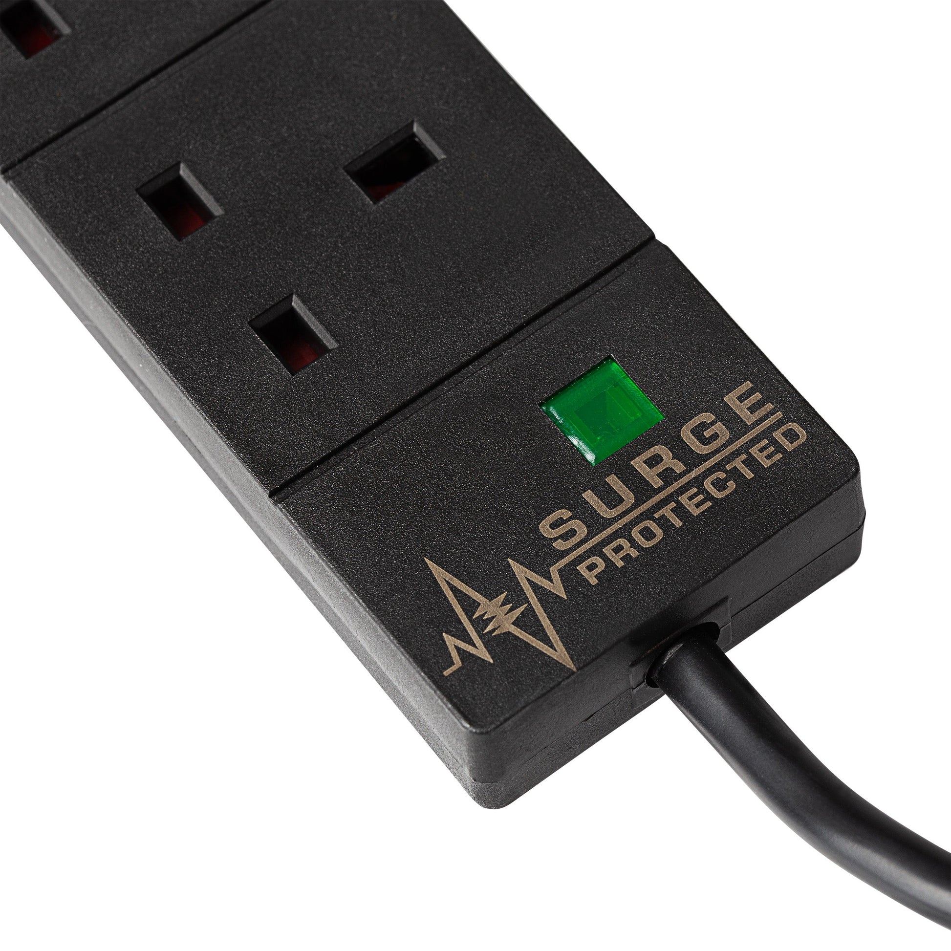 Maplin 2m 4 Socket Extension Lead with Surge Protection