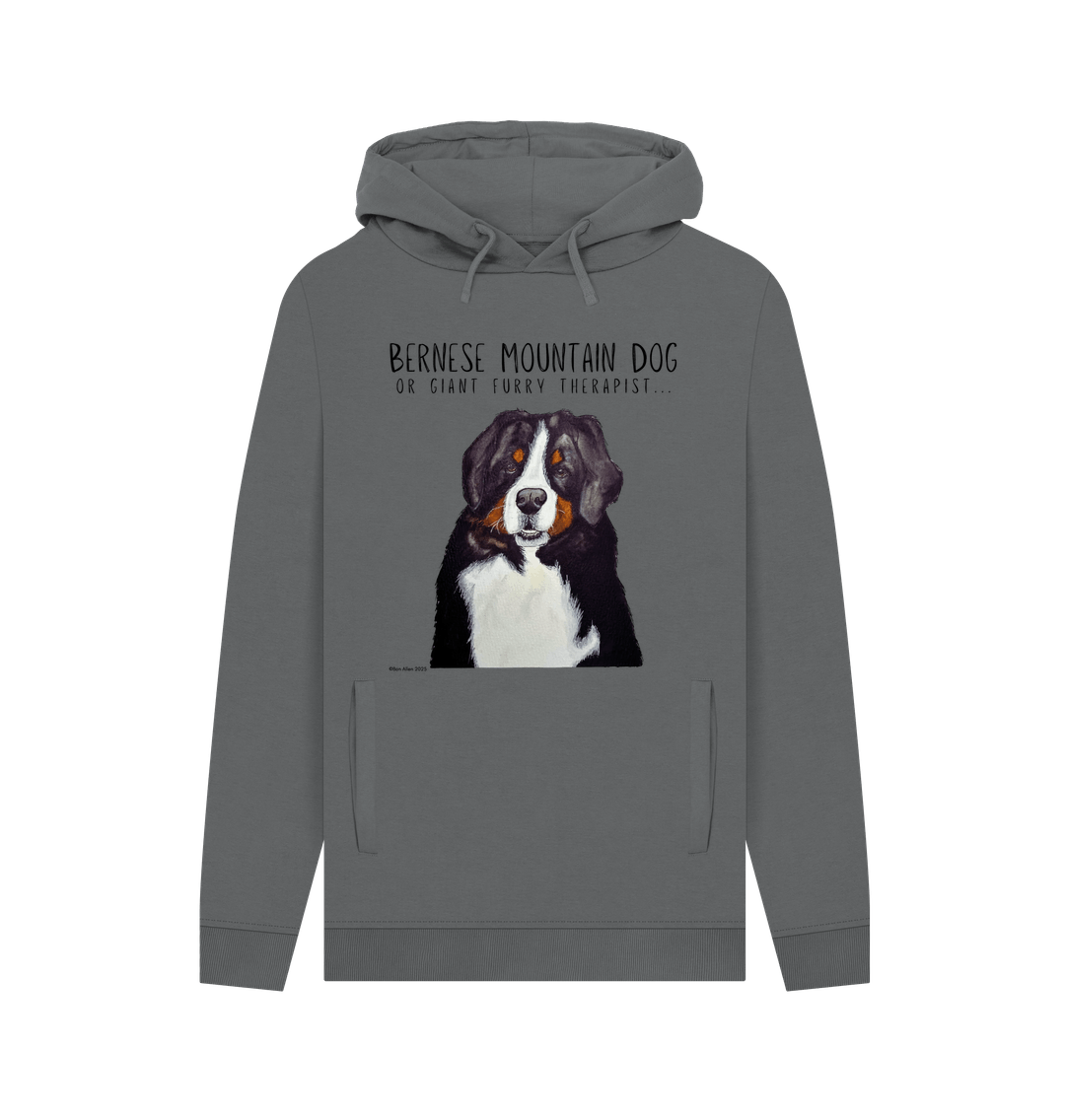 Stay Warm with Your Personal Giant Furry Therapist – Bernese Mountain Dog Hoodie!
