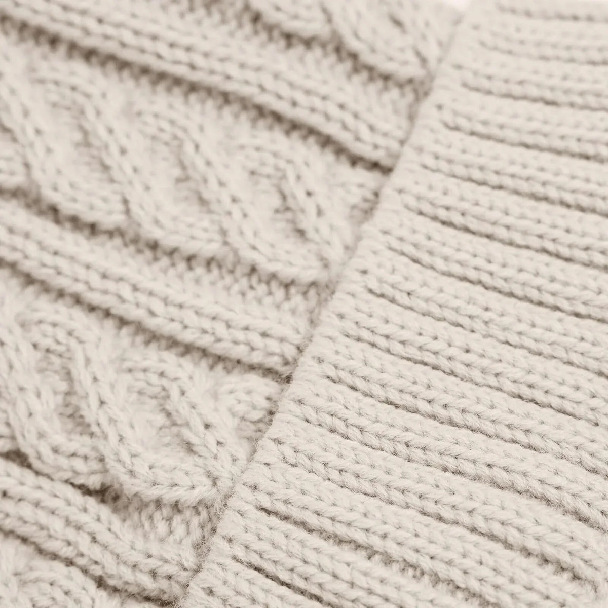 HelloBaby Patterned Pom-Pom Knitted Baby Beanie (One Size)