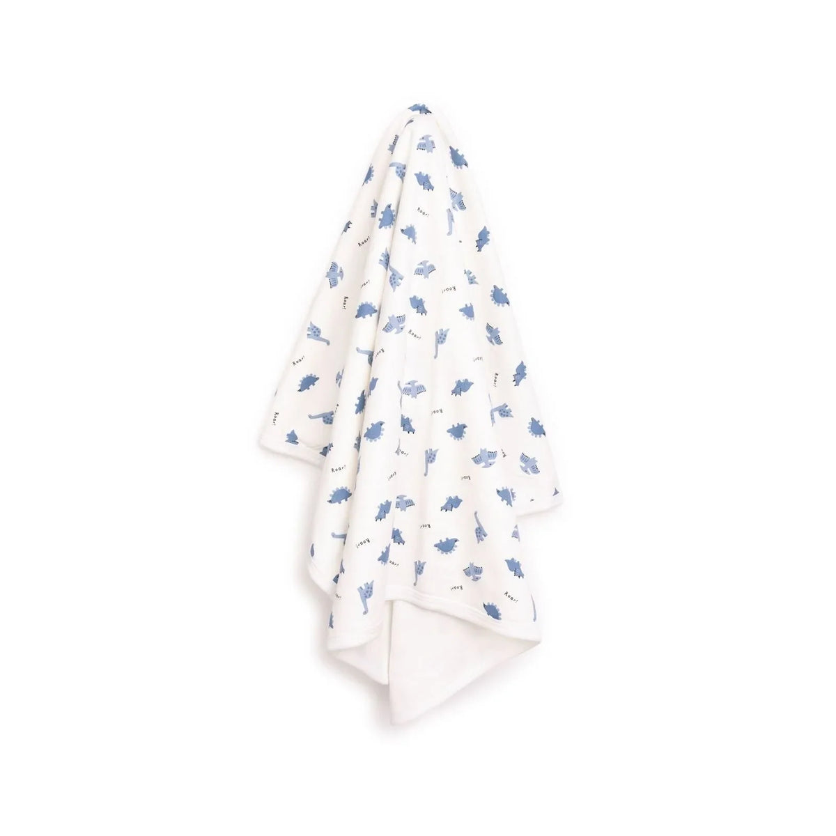 Little Dreams Dinosaur Print Jersey Baby Blanket (80 x 80 cm)