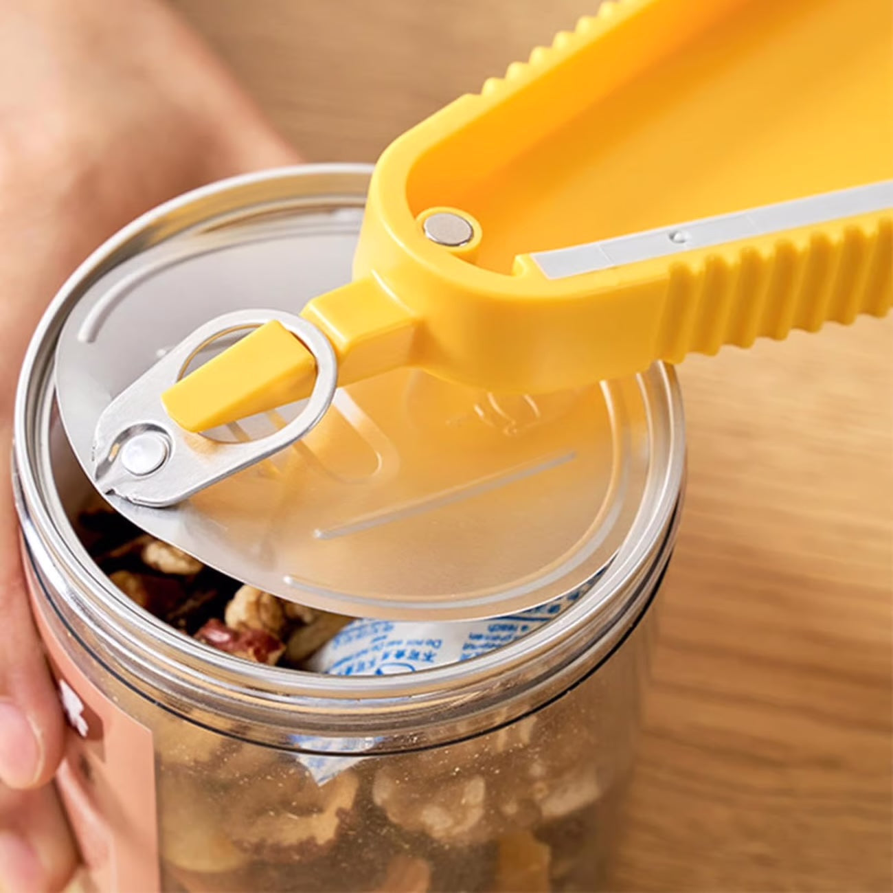 Multifunctional triangular jar and bottle opener