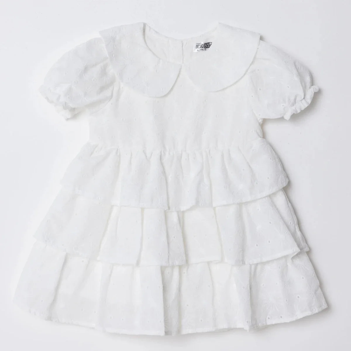 HelloBaby Short Sleeve Baby Dress (6-9 Months to 4-5 Years)