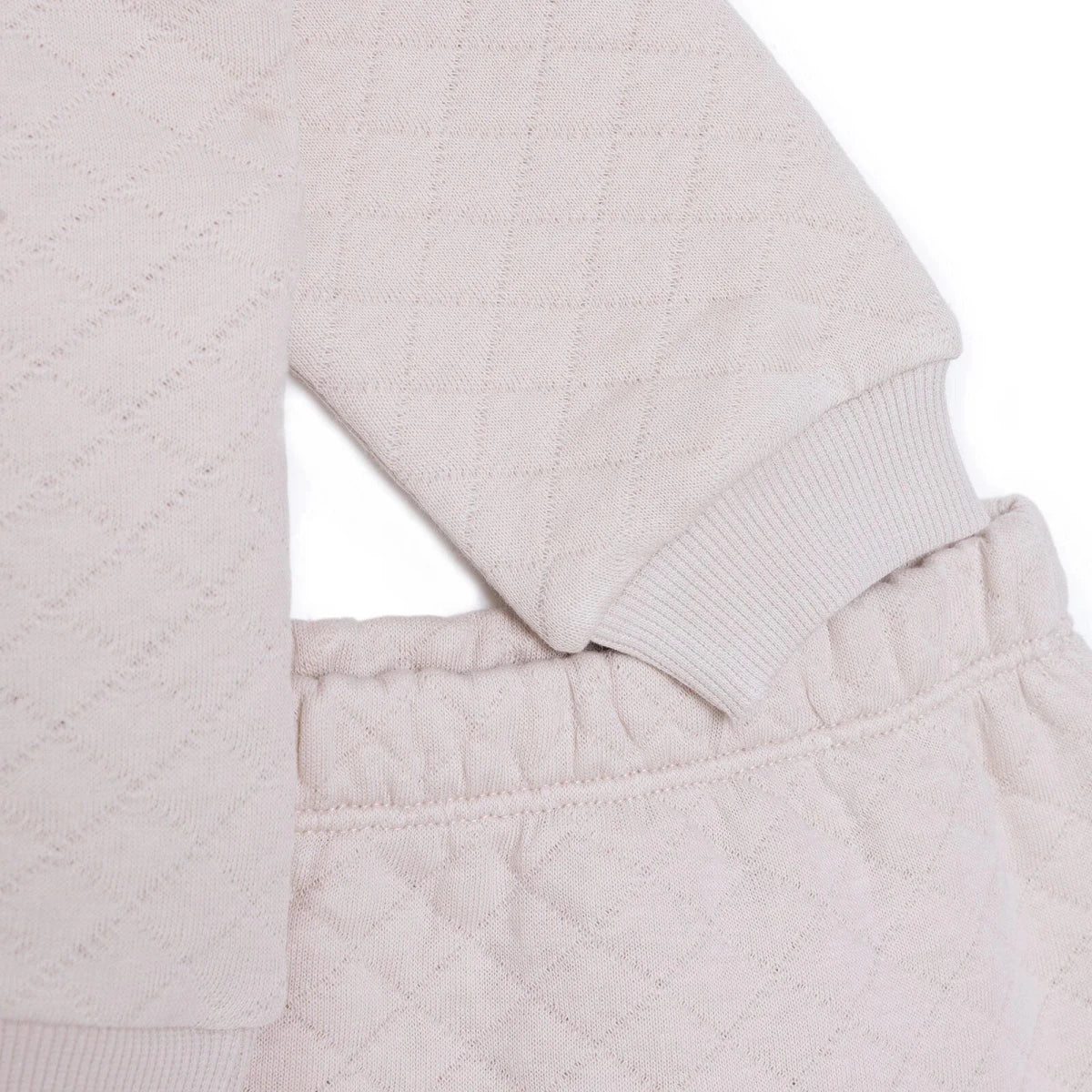 HelloBaby Quilted Texture Baby Sweatshirt & Leggings Set (1-3 to 12 Months)