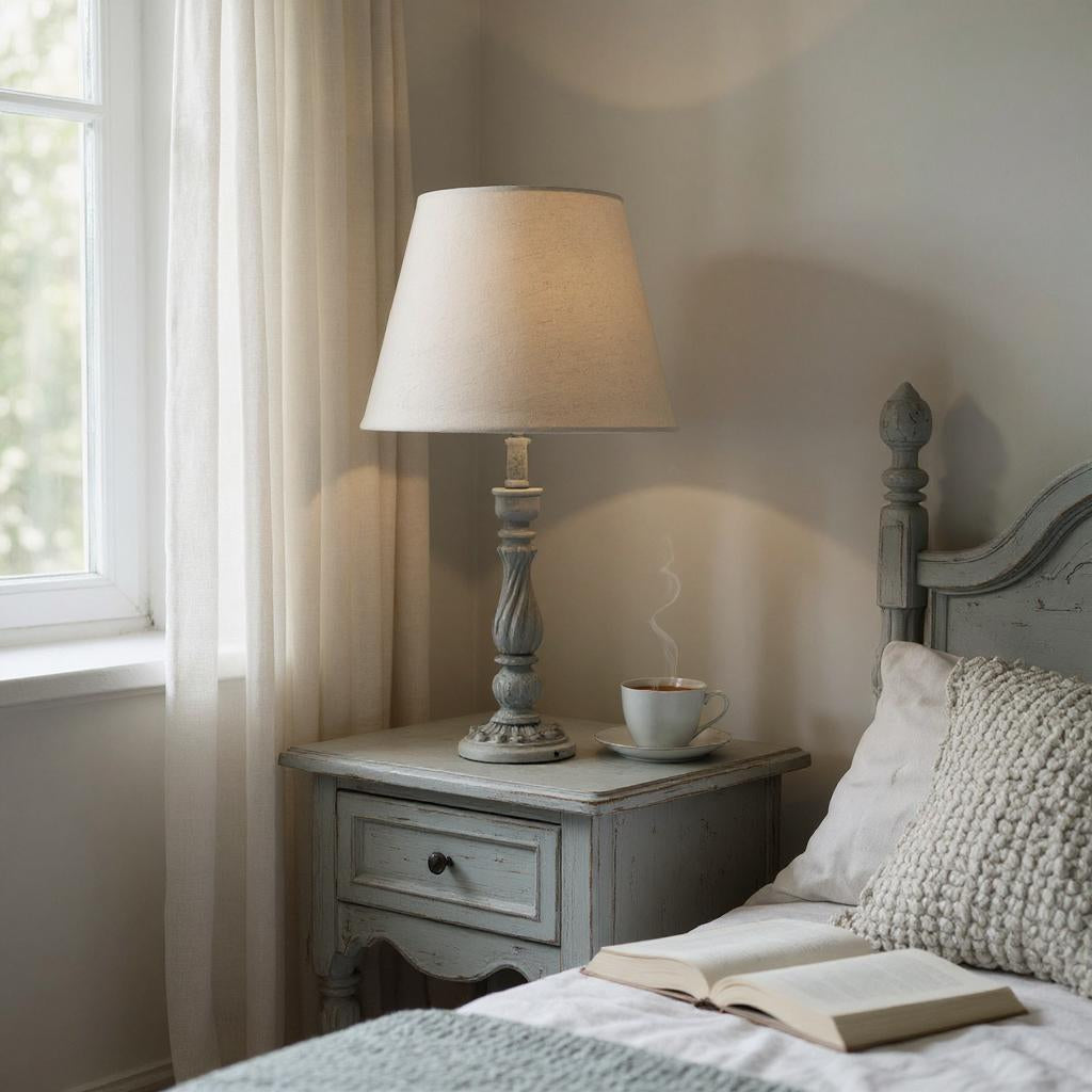 54CM LAMP AND SHADE