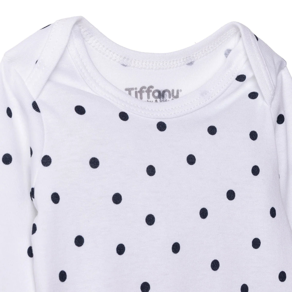 Tiffany Envelope Neck Long Sleeve Baby Bodysuit (1-3 Months to 2-3 Years)
