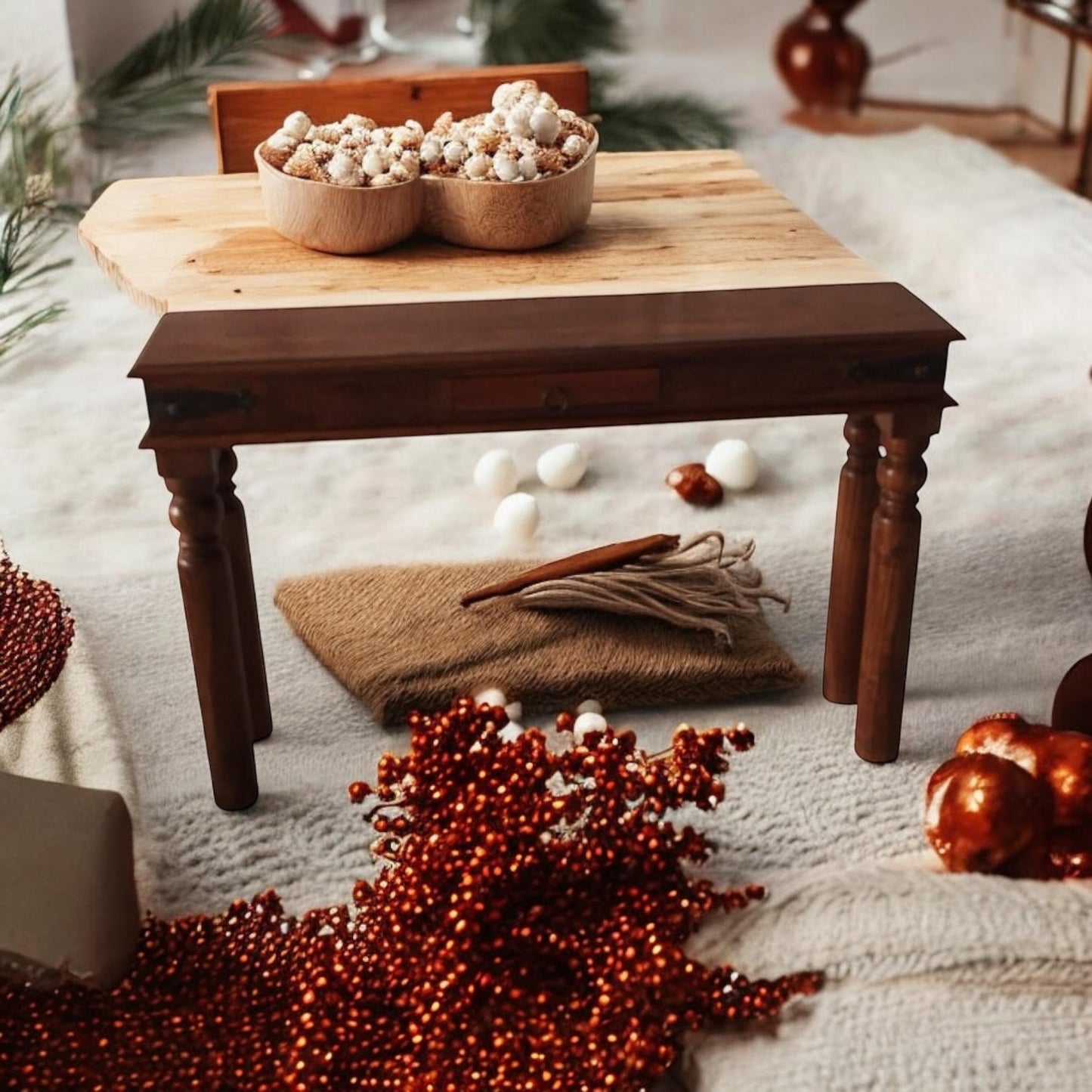 120CM WOODEN CONSOLE  TABLE