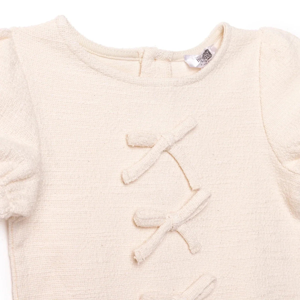 HelloBaby Short Sleeve Jacquard Woven Baby Dress (6-9 Months to 4-5 Years)