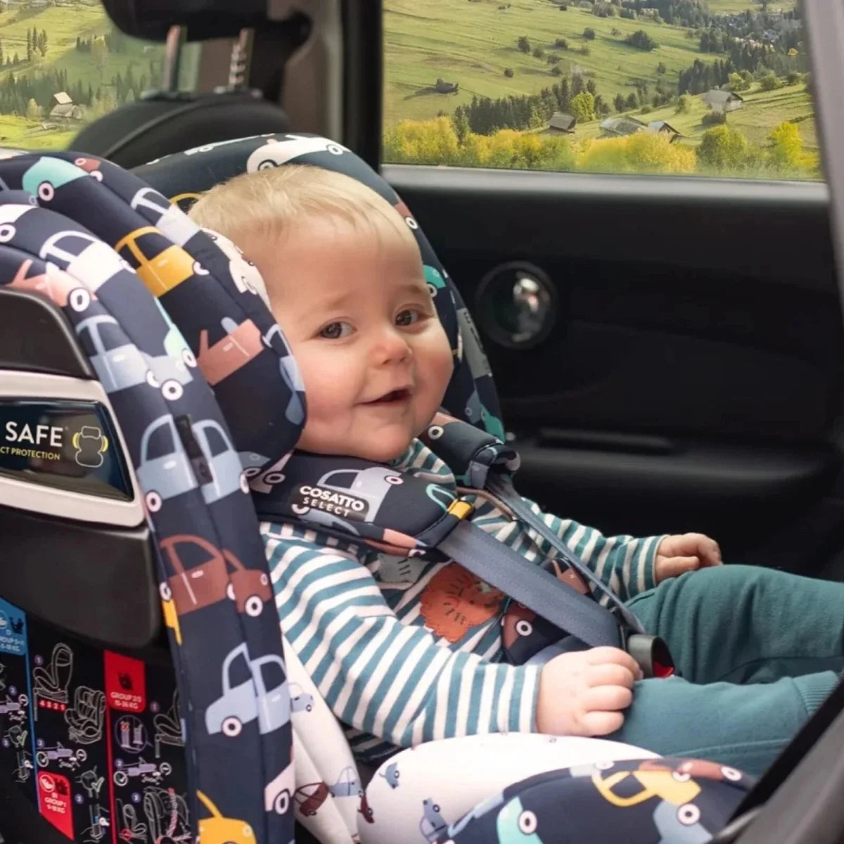 Cosatto All in All 360 Rotate i-Size Car Seat - Charcoal Mister Fox