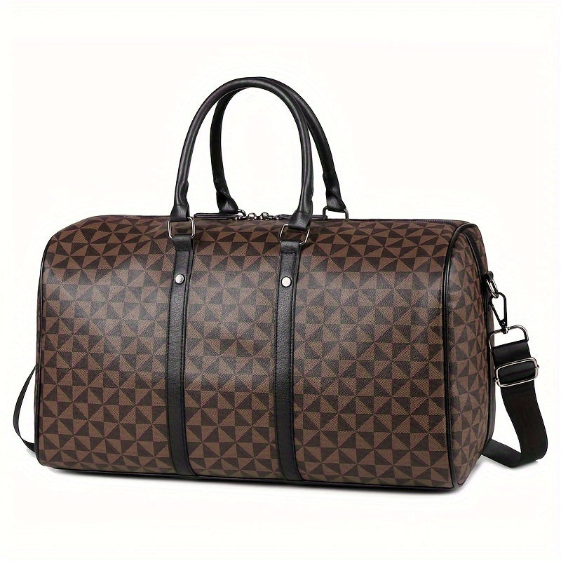 A Large Capacity Black Tote Bag for Travel, Gym, and Short Trips.