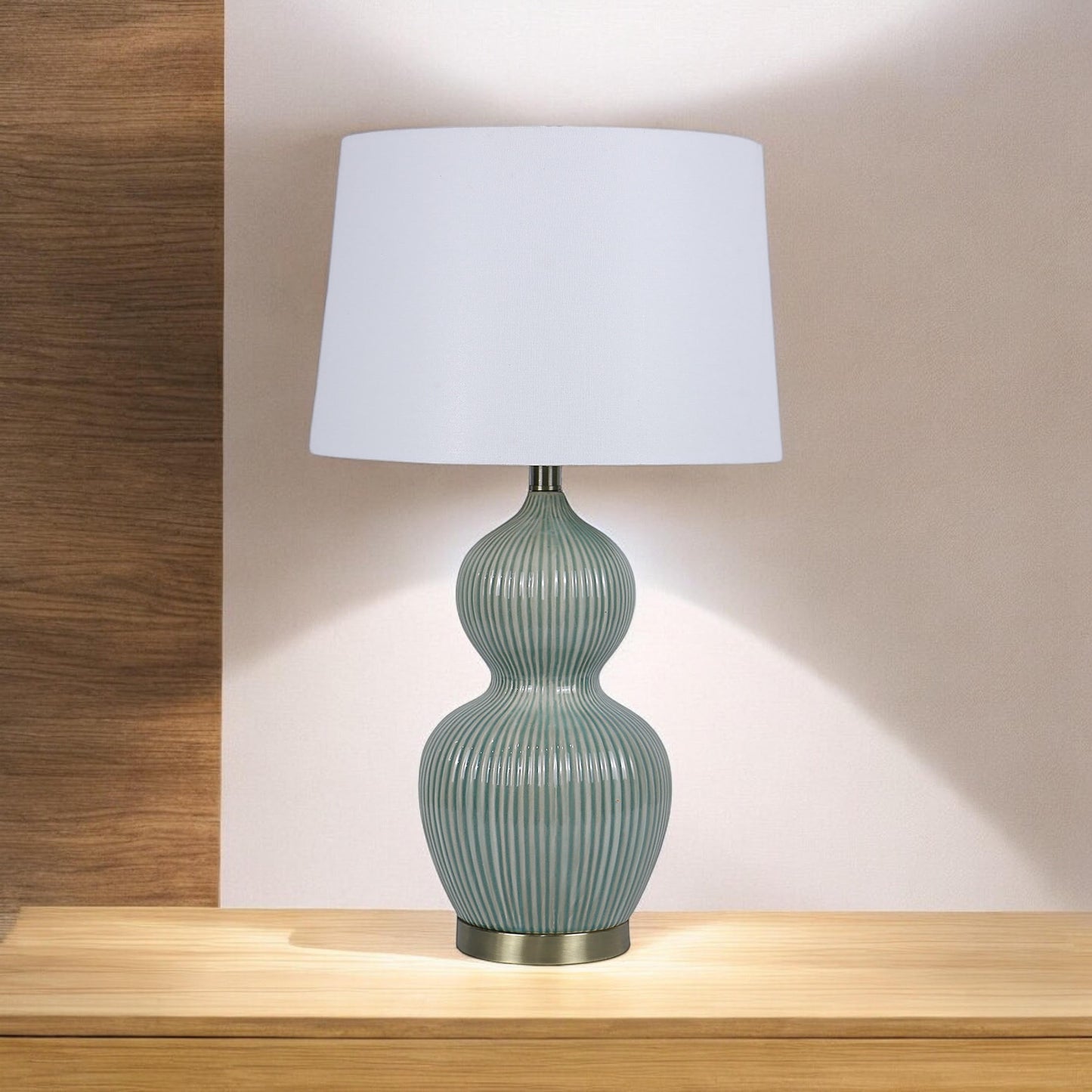 39CM LAMP AND SHADE