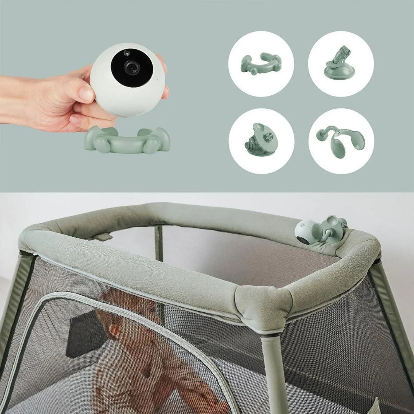 Babymoov Yoo Go Plus 5" HD Video Monitor - Green