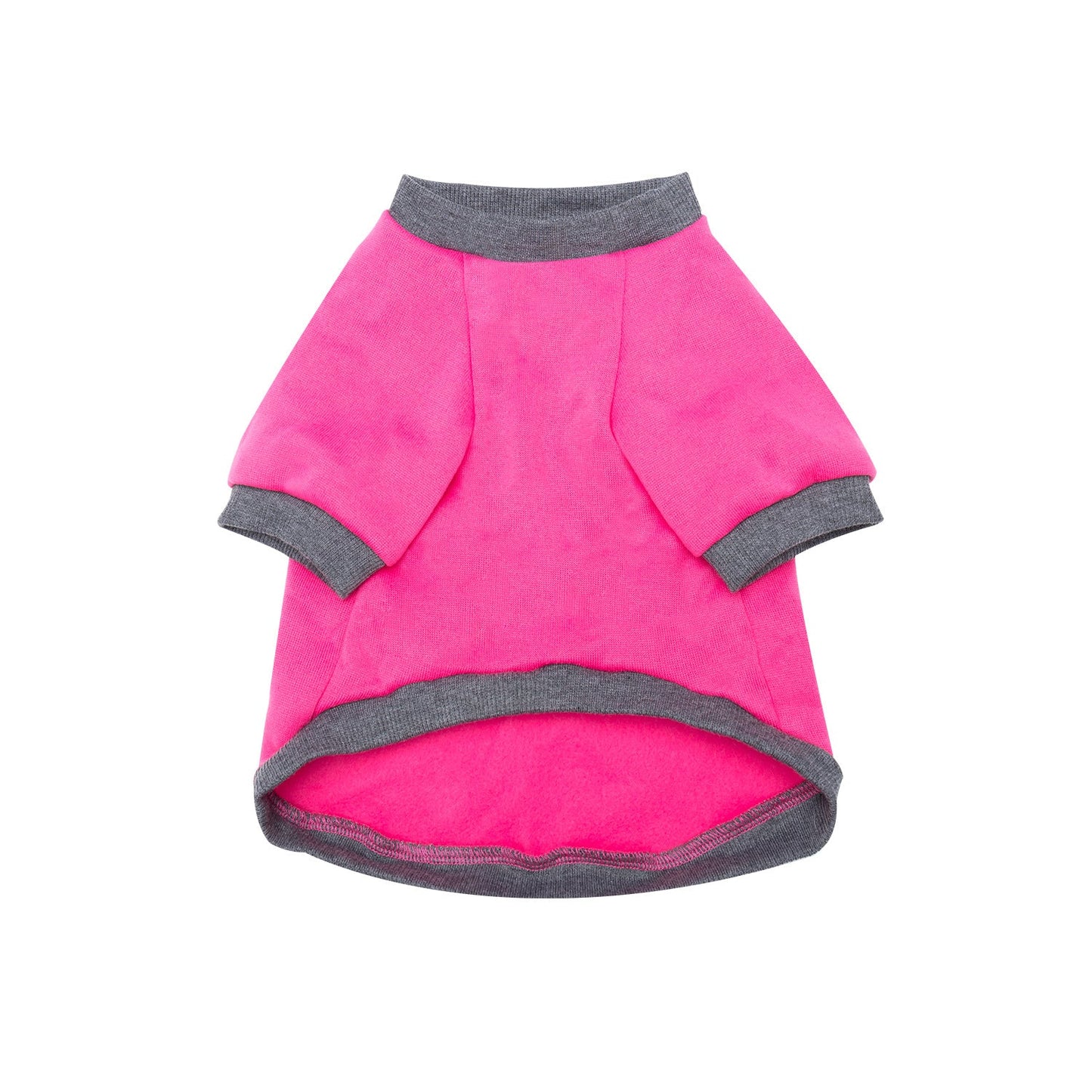 Pet Clothes Fleece-lined Thickened Solid Color Hoodie