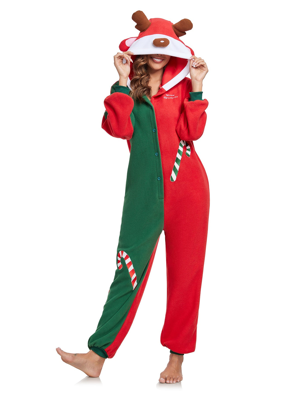 RONGTAI Damen Rt-a001-3 Weihnachts-Einteiler