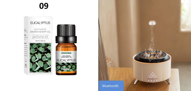 Ignistal White Noise Aroma Diffuser Desktop Humidifier with Flame Sleep & Relaxation