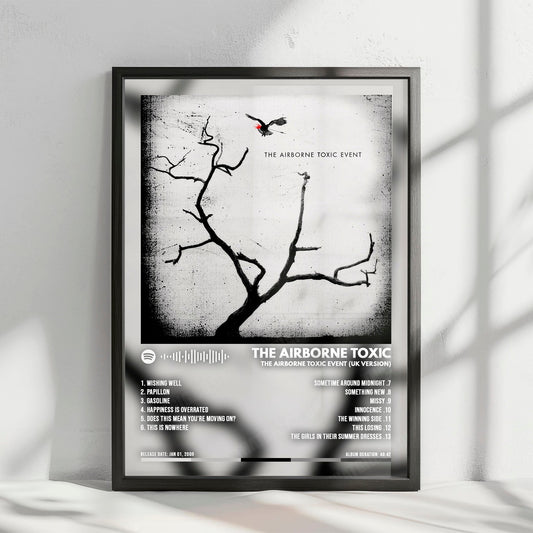 The Airborne Toxic Event "The Airborne Toxic Event" Album Cover Poster - with Complete Tracklist