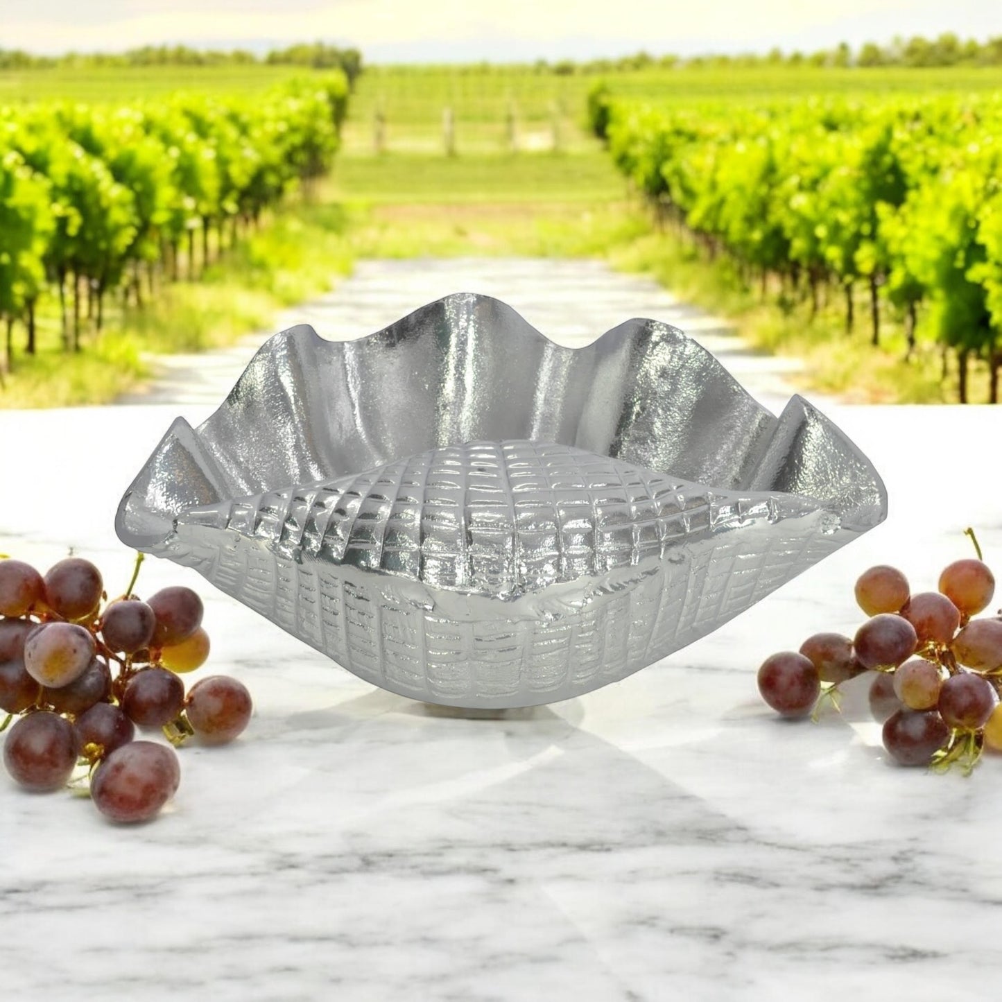 46CM NICKEL PLATED WINE COOLER