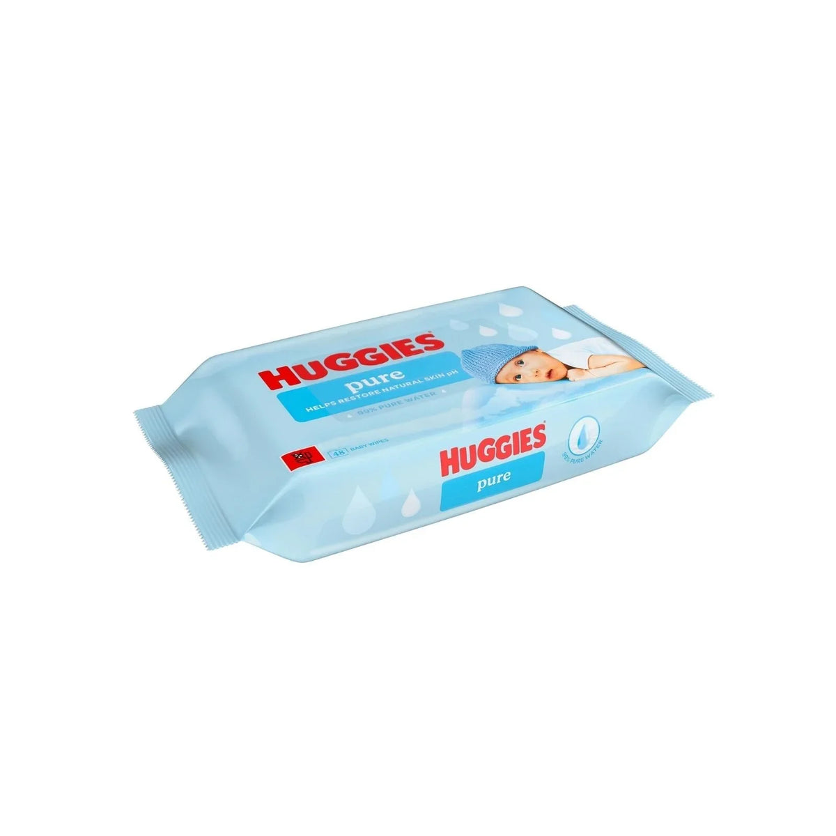 Huggies Pure Plastic Free Baby Wipes 4x48 pcs