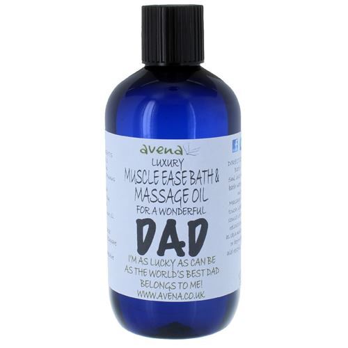 Dad’s Gift Massage & Bath Oil 250ml Gifts For Dad Father Made By Hand