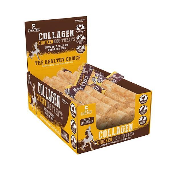 Rosewood Daily Eats Collagen Chicken Retriever Rolls 10 105g - Case of 15