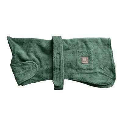 Danish Design Towelling Dog Robe Green 70cm