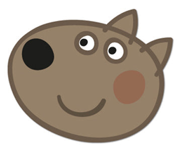 SM107 Danny Dog  Peppa Pig Single Face Mask