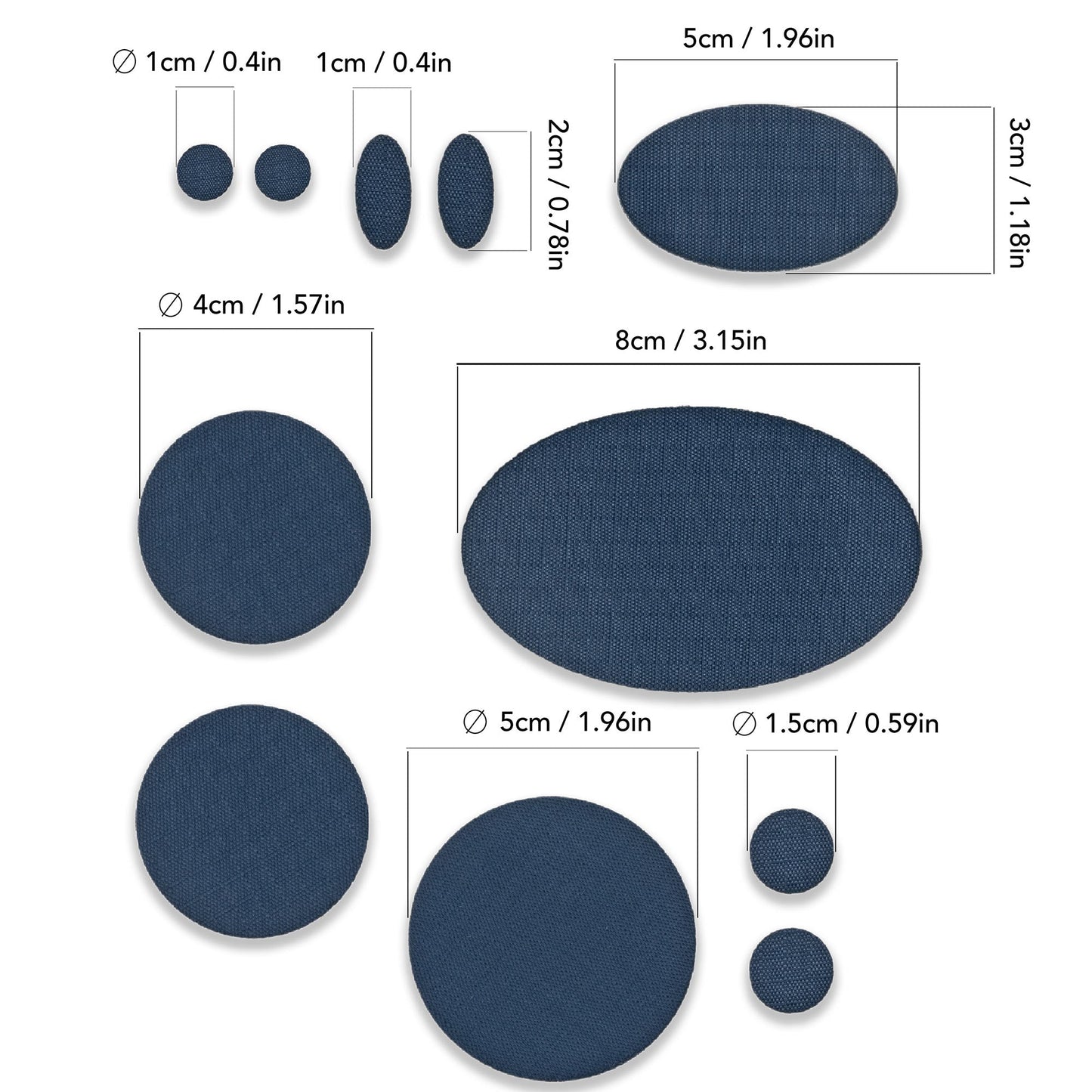 Self-Adhesive Puffer Jacket Repair Patches (30+ Colours)