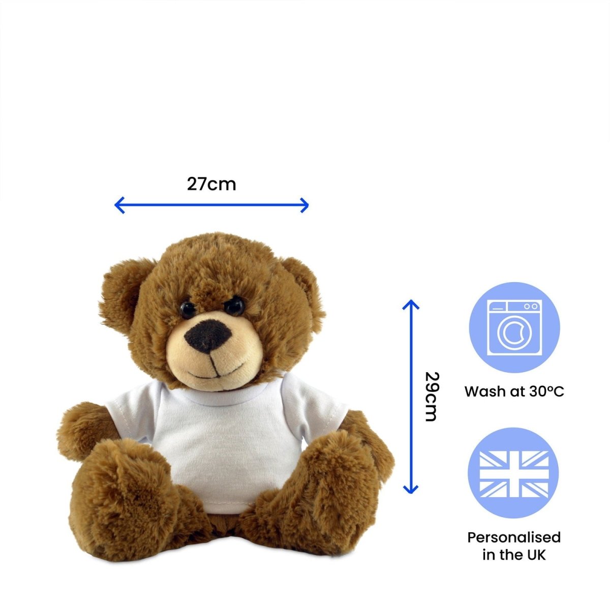 Dark Brown Teddy Bear with You're A Star Design T-Shirt