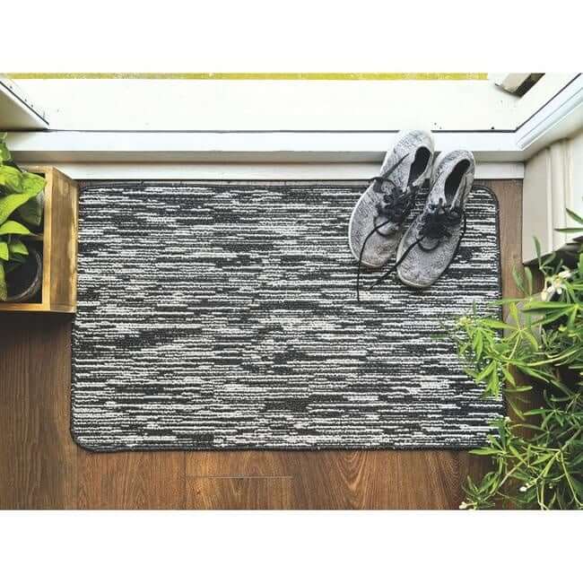 Washable Mat and Runners Abstract Design