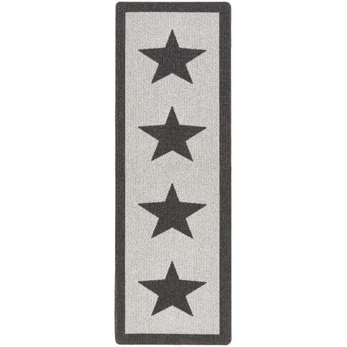 Washable Mat and Runner Star Design