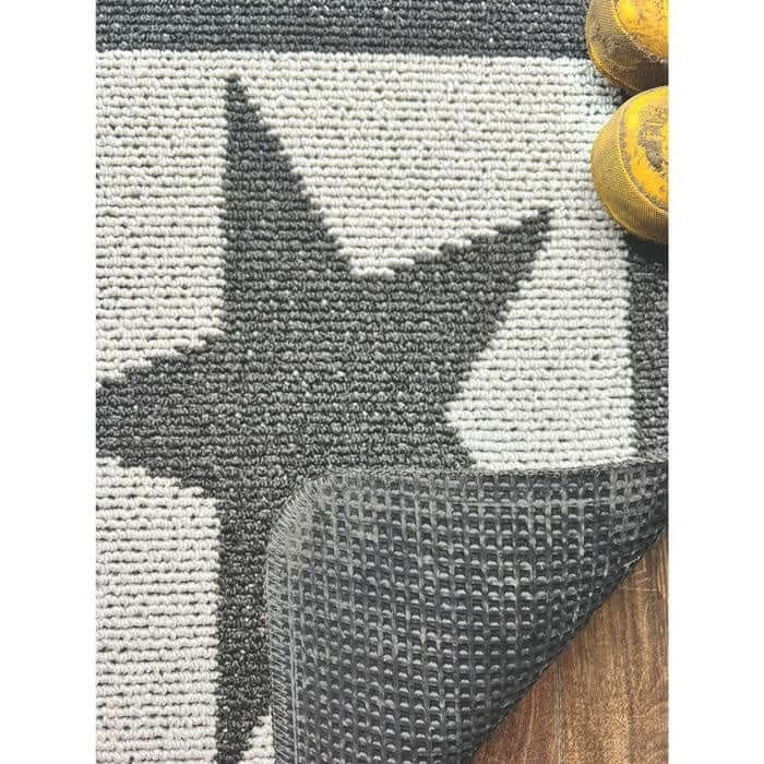 Washable Mat and Runner Star Design