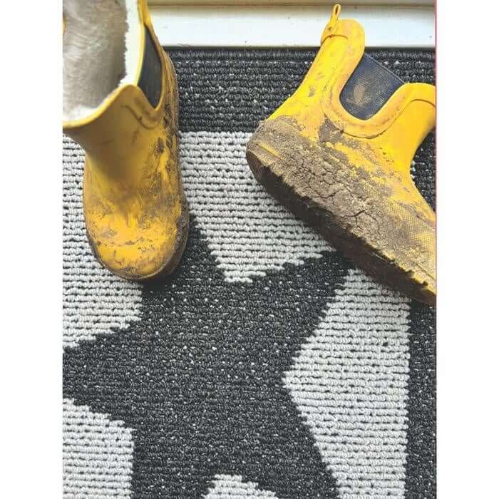 Washable Mat and Runner Star Design