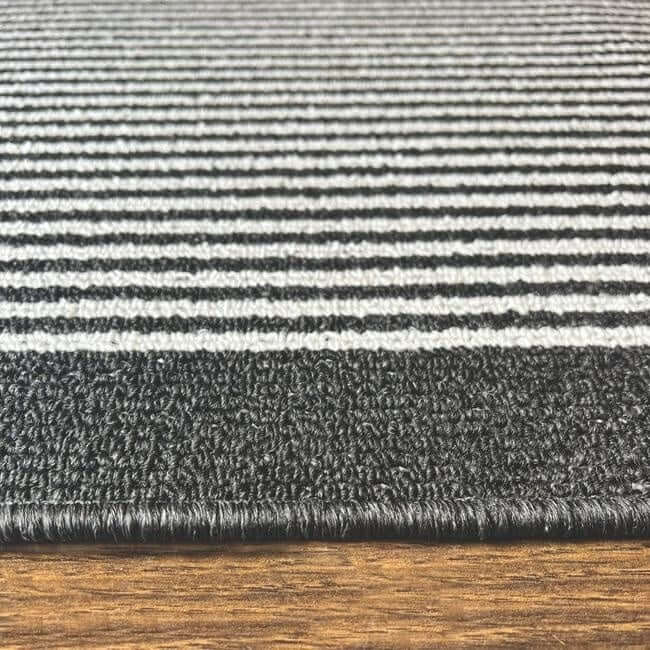Washable Mat and Runners Stripe Design